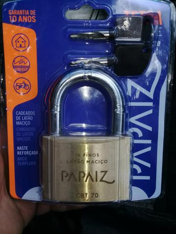 Cadeado PAPAIZ vários tamanhos.