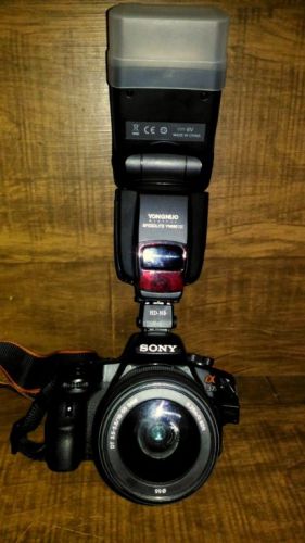 Camera Sony Alpha 37 Lente  -flash Yongnuo 560iii
