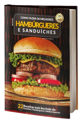 Ebook Receitas De Hambúrgueres E Sanduíches - Oferta