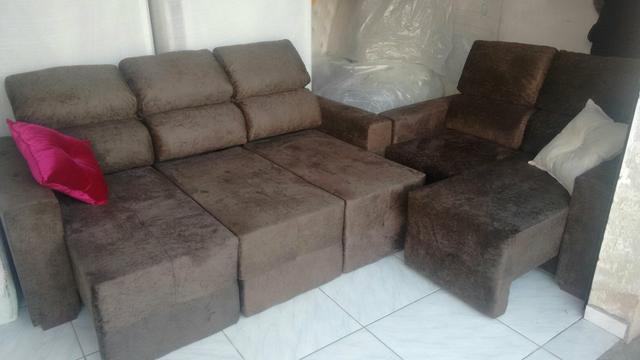 Estofado 2 e 3 lugares retrátil com