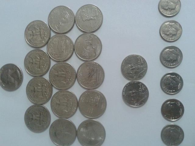 Moeda quarte de dollar EUA