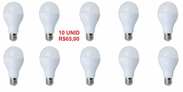 Oferta 10 lâmpadas de led 7w 65 reais