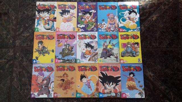 15 Mangas do Dragon Ball Edição Brasileira