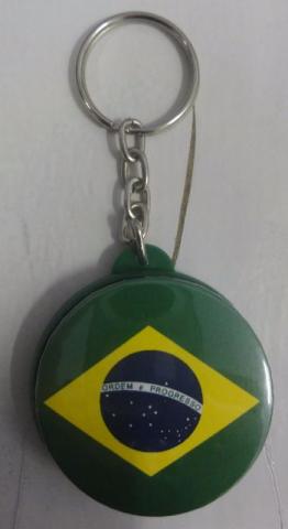 Chaveiro Brasil 4,5 cm