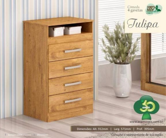 Cômoda Tulipa 100% MDF (novo)