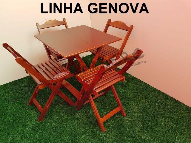 Kit Mesa e Cadeiras Dobráveis Personalizados