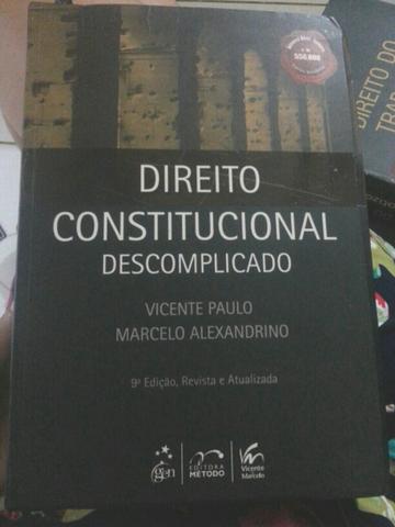 Livro Direito Constitucional Descomplicado - Vicente Paulo