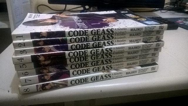 Mangá Code Geass 1 ao 8 Completo