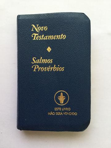 Mini Bíblia Novo Testamento, Salmos e Provérbios