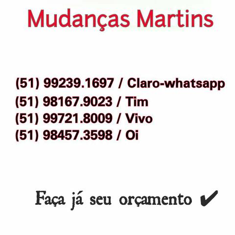 Mudança e fretes