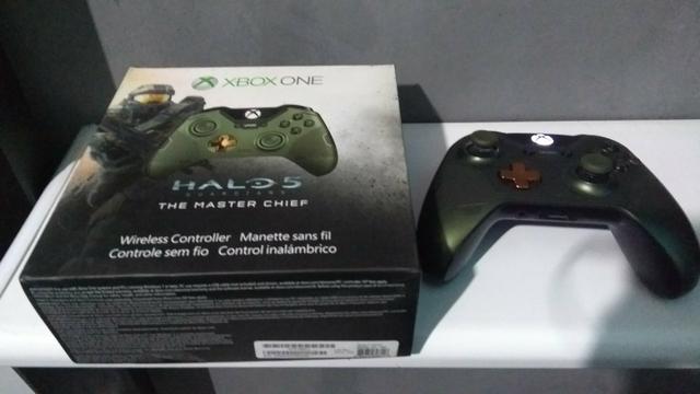 Controle xbox one Ed limitada halo 5