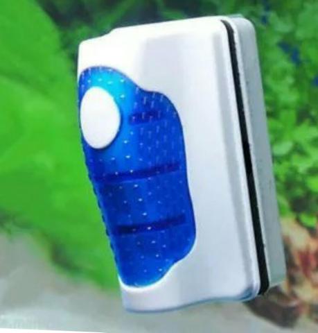Limpador Magnético Limpa Vidro Aquário 14mm Flutuante