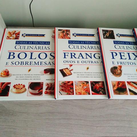 Livro gastronomia coleção "le Cordon Bleu"