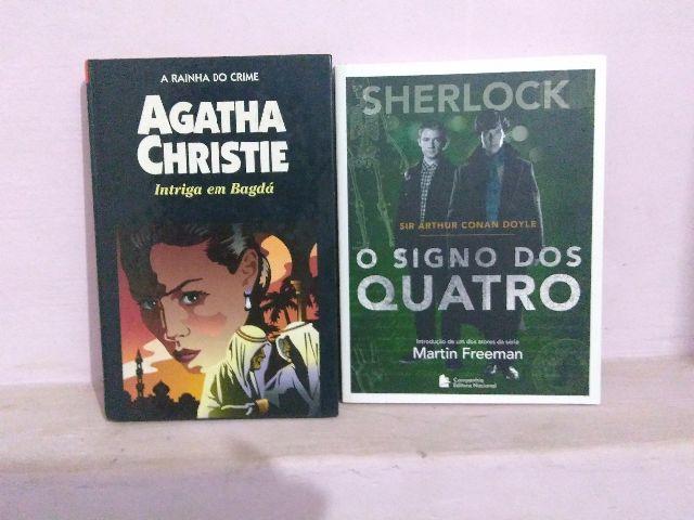 Livros - Sherlock Holmes e Aghata Christie