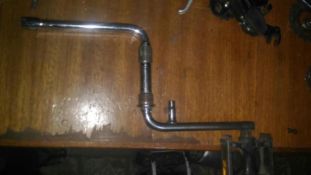 Pé de vela para pedal eixo fino