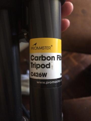 Tripé fibra de carbono ProMaster C426W