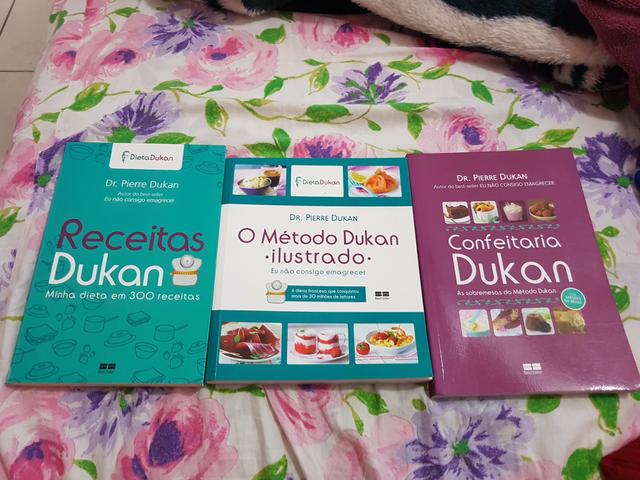 3 livros Dr. Pierre Dukan. Novos!