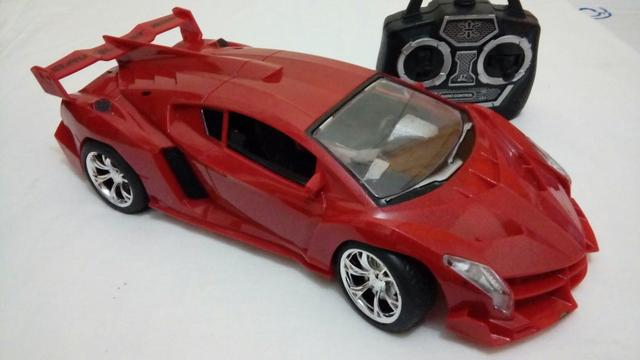 Carrinho de Controle Remoto Lamborghini Grande30cm- Acende