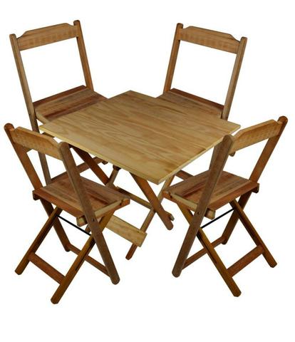 Mesa e cadeira 70x70 dobraveis promoçao imcrivel