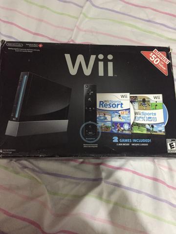 Nintendo Wii completo e destravado