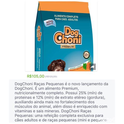 15 kg - Ração Premium Dog CHONI