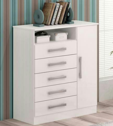 Comoda Madri com sapateira 100% MDF Produto Novo