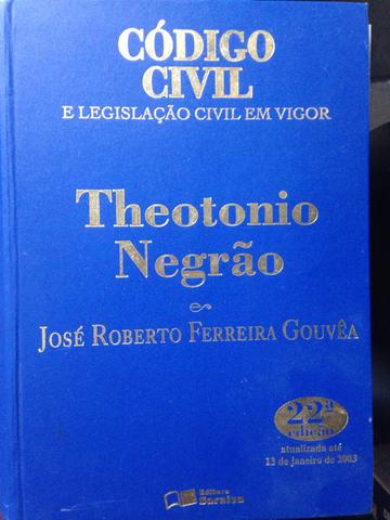 Livro Código Civil e Legislação em Vigor
