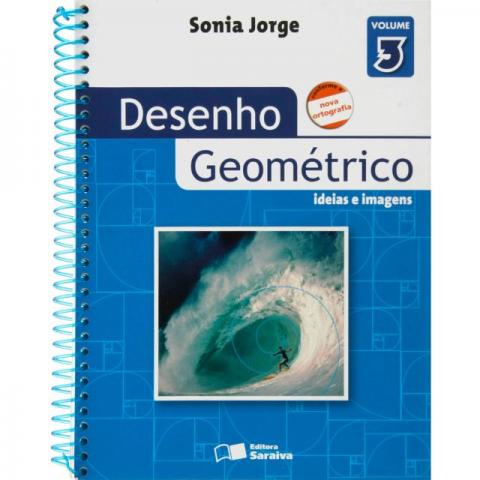 Livro Desenho Geométrico 3 - Sonia Jorge - Bom estado