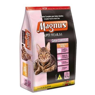 Magnus Super Premium Frango e Arroz para Gatos Castrados