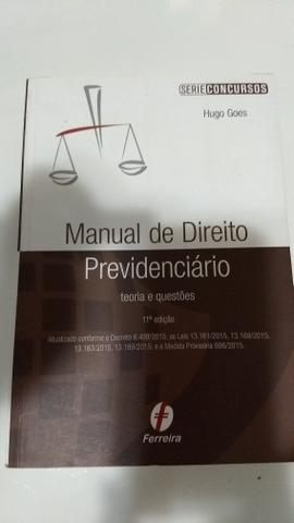 Manual de Direito Previdenciário 11° Edição - Hugo Goes