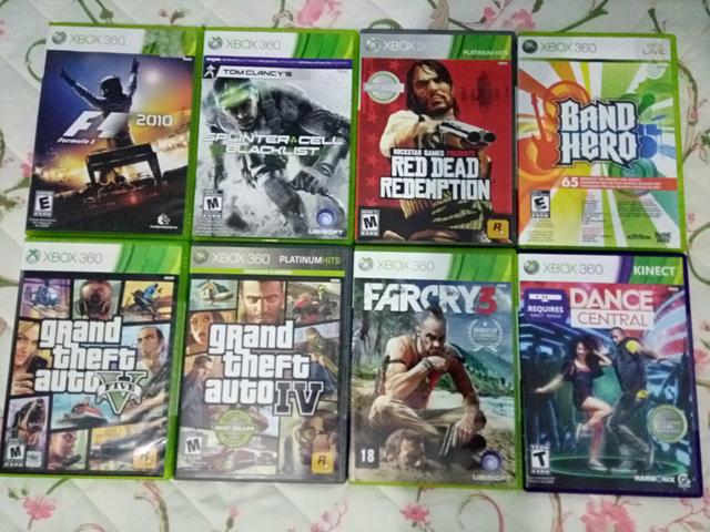 Oito jogos todos novos sem nenhuma variação  todos