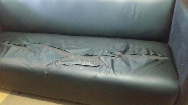 Sofá e puf Tok Stok