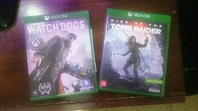 Whatch Dogs e Rise of The Tomb Rider
