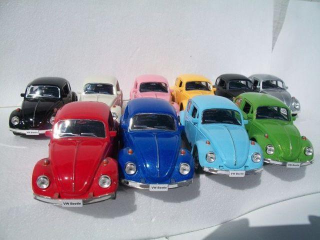 Miniatura VW Fusca - várias cores