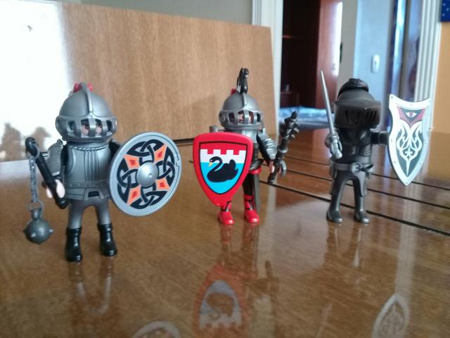 Playmobil guerreiros medievais