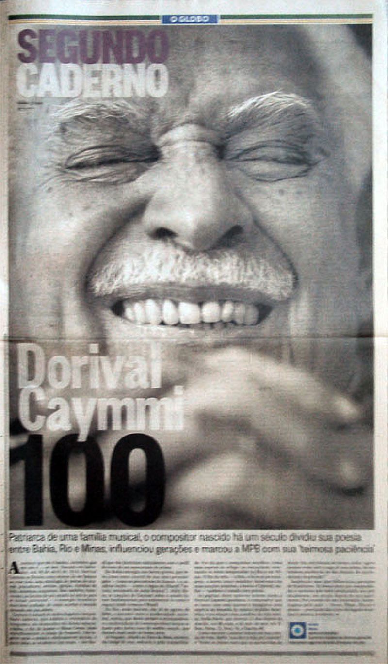 Um artista entre a melodia e a cor, dorival caymmi 100, moco