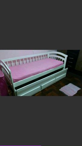 Bicama Branca Laqueada