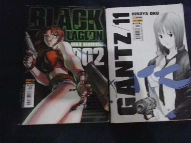 Dois manga, Black Lagoinha e Gantz 11