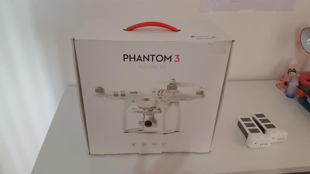 Drone phanton3 advanced semi novo com duas baterias