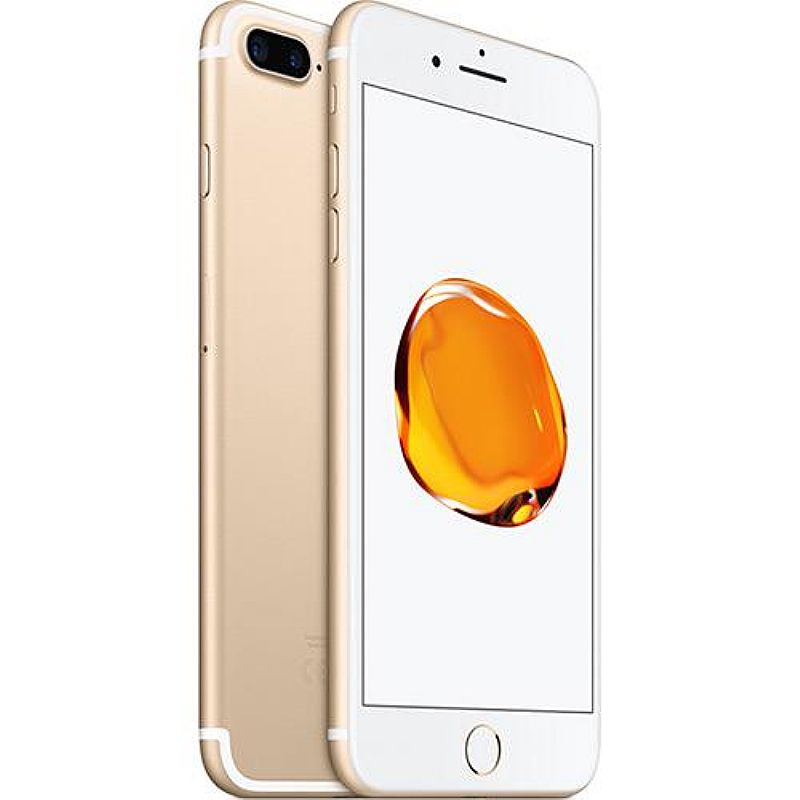 Iphone 7 plus 256gb dourado tela retina hd 5, 5" 3d touch