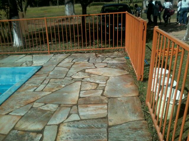 Limpeza de pedra de Pirenópolis