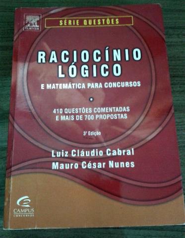 Livro Raciocinio lógico para concursos