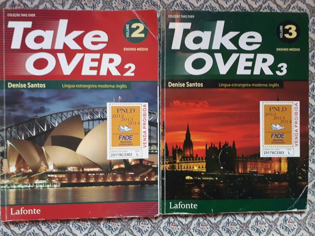 Livros de Inglês Take Over Vol. 2 e 3