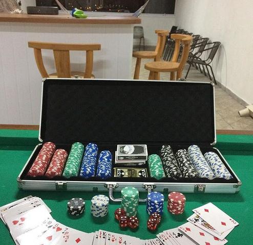 Maleta de poker 500 fichas
