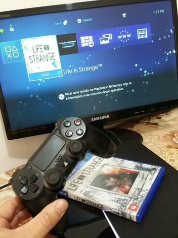 Ps4 Fat Controle + jogo