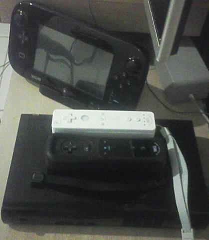 Wii U + 9 Jogos + Controle PRO + Controle Remote + Bolsa