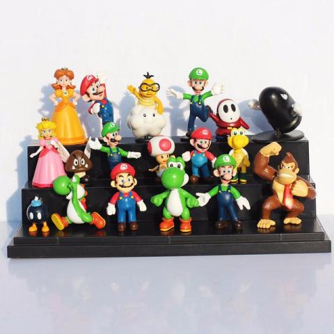 18 Miniaturas Novas Mario World