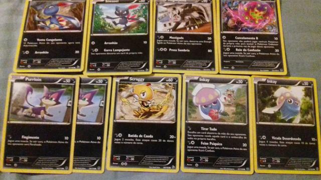9 Cards de Pokémon TCG Tipo Sombrio