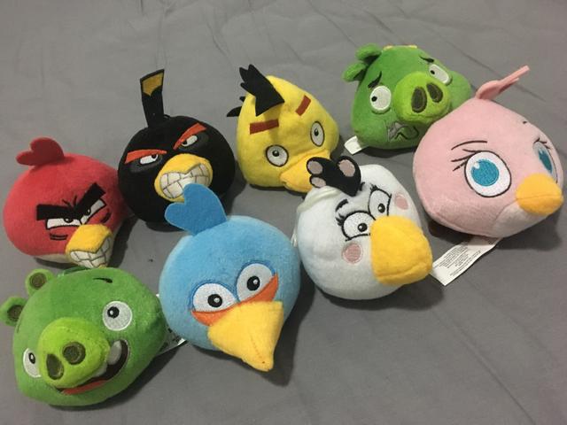 Angry Birds - Coleção completa de pelúcia do jogo R$