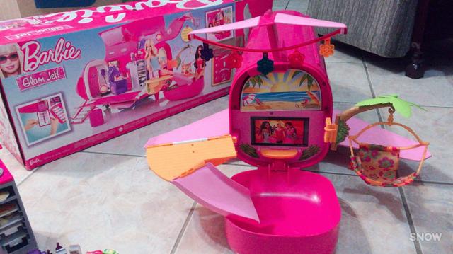 Avião da Barbie- Glam Jet ()